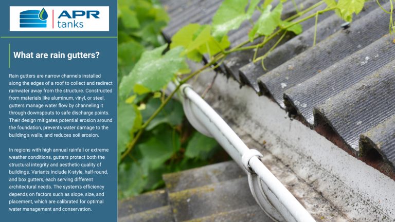 What are rain gutters?