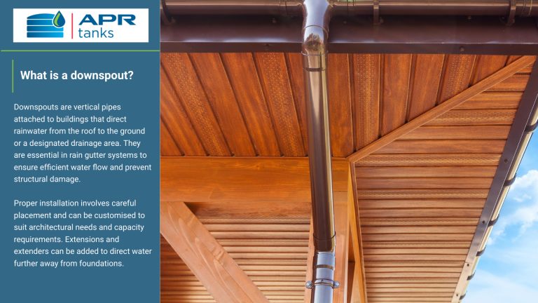 What is a downspout